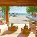 Beach views from the Rosewood Mayakoba, in Playa del Carmen, Mexico.